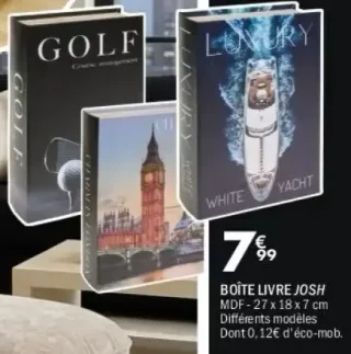 BOÎTE LIVRE JOSH