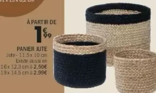Panier jute