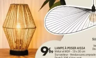 Lampe à poser Aissa
