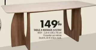 Table a manger Justine