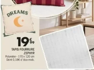 Tapis fourrure Zephyr