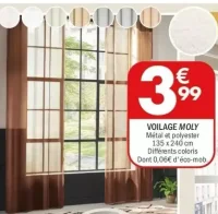 Voilage Moly
