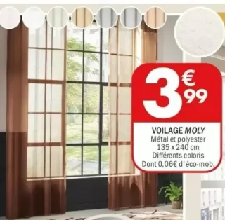 Voilage Moly