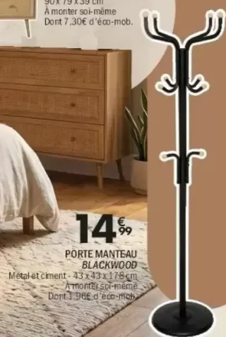 PORTE MANTEAU BLACKWOOD
