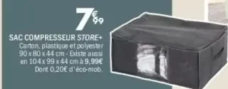 SAC COMPRESSEUR STORE+