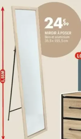 Miroir à poser