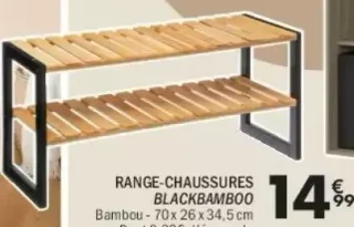Range-chaussures Blackbamboo