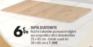 TAPIS DIATOMITE