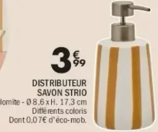 DISTRIBUTEUR SAVON STRIO