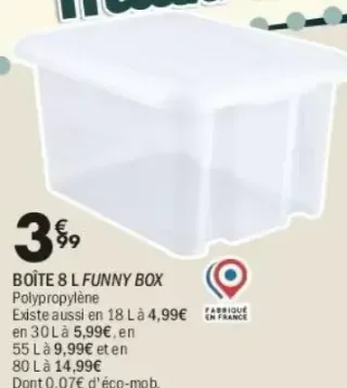 Boîte 8 L Funny Box