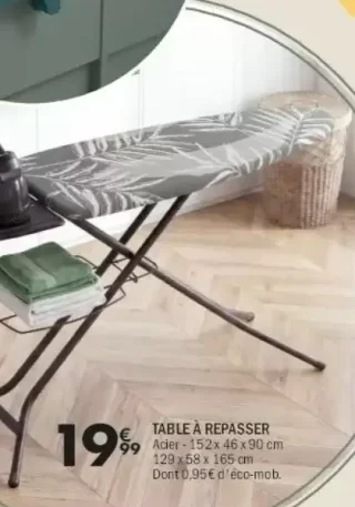 TABLE À REPASSER