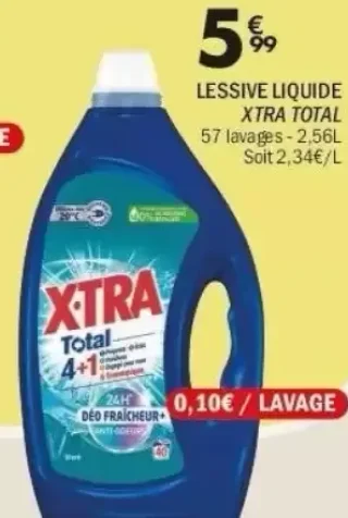 LESSIVE LIQUIDE XTRA TOTAL