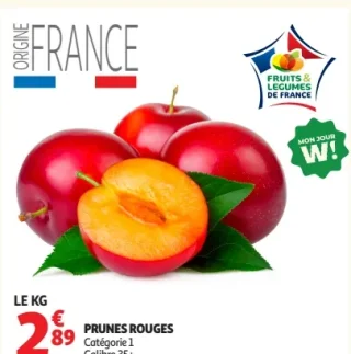 Prunes rouges