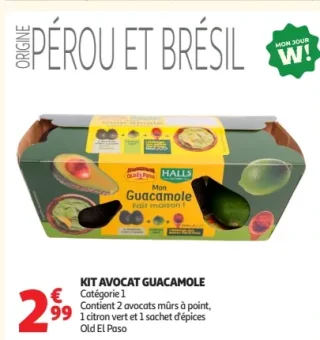 Kit avocat guacamole Old El Paso