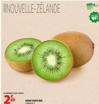 Kiwis verts Bio