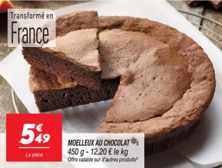 Moelleux au chocolat