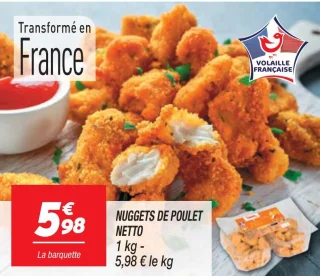 Nuggets de poulet 