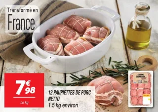 12 paupiettes de porc 
