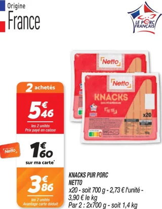 Knacks pur porc 