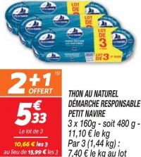 Thon au naturel démarche responsable