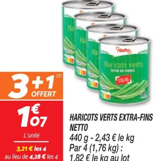 Haricots verts  extra-fins