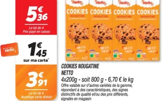Cookies nougatine
