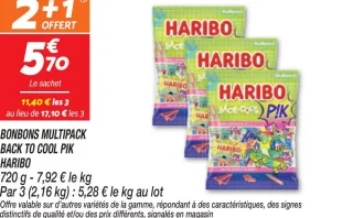 Bonbons multipack back to cool pik