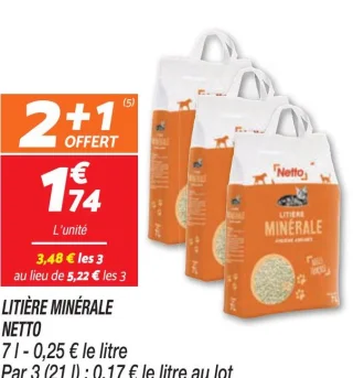 Litière minérale