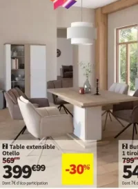 Table extensible Otello
