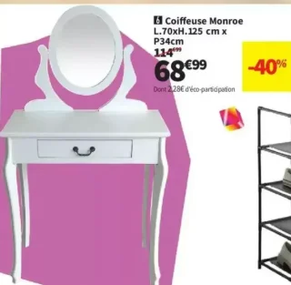 Coiffeuse Monroe