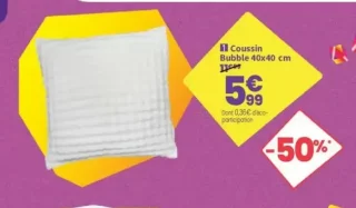 Coussin Bubble 40x40 cm