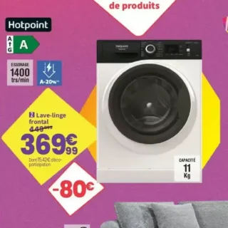Lave-linge frontal Hotpoint