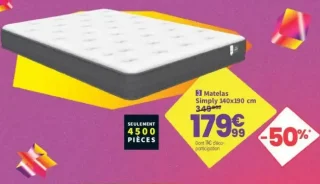 Matelas Simply 140x190 cm