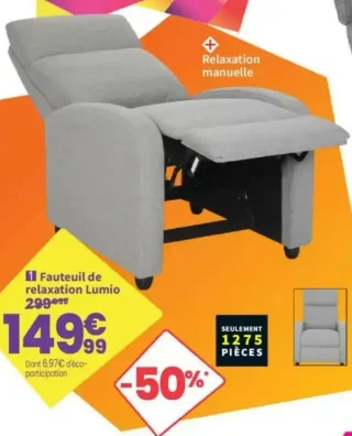 Fauteuil de relaxation Lumio