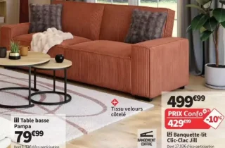 Banquette-lit Clic-Clac Jill
