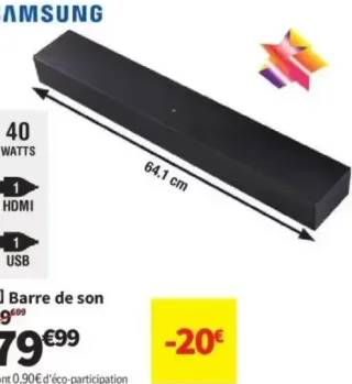 Barre de son Samsung HW-B400F/ZF