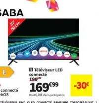 Téléviseur LED connecté Saba SB32CH226S