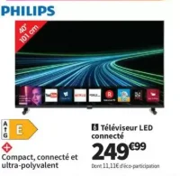 Téléviseur LED connecté Philips 40PFS6050/12