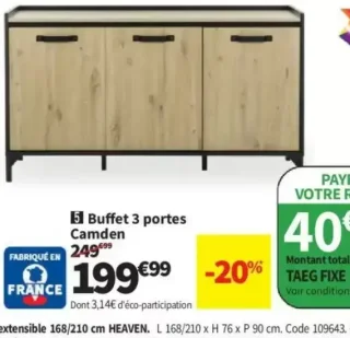 Buffet 3 portes Camden