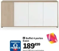 Buffet 4 portes Ewen
