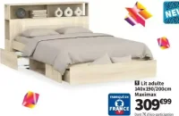 Lit adulte 140x190/200cm Maximax