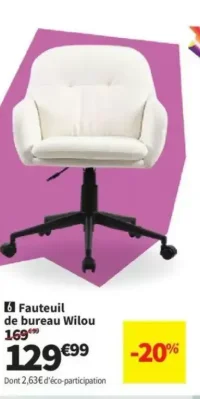 Fauteuil de bureau Wilou
