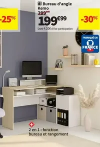 Bureau d'angle Kemo