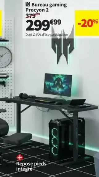 Bureau gaming Predator Procyon 2