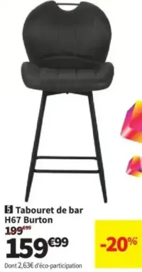 Tabouret de bar H67 Burton