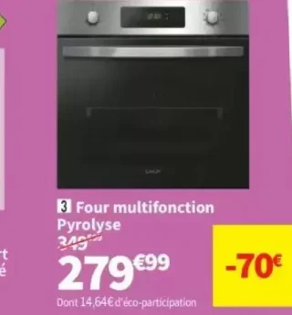 Four multifonction Pyrolyse Candy FICOPX606