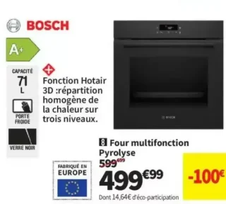 Four multifonction pyrolyse Bosch HBA571BB4