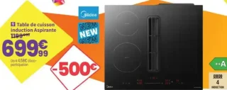 Table de cuisson induction Aspirante Midea