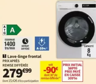 Lave-linge frontal Candy BR 48SBL10-47