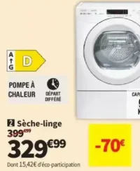 Sèche-linge Candy CSO EH9N2DE-47